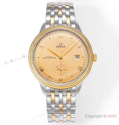 TW Factory Omega DeVille PRESTIGE Master Co-Axial 8802 Gold on Steel Watches